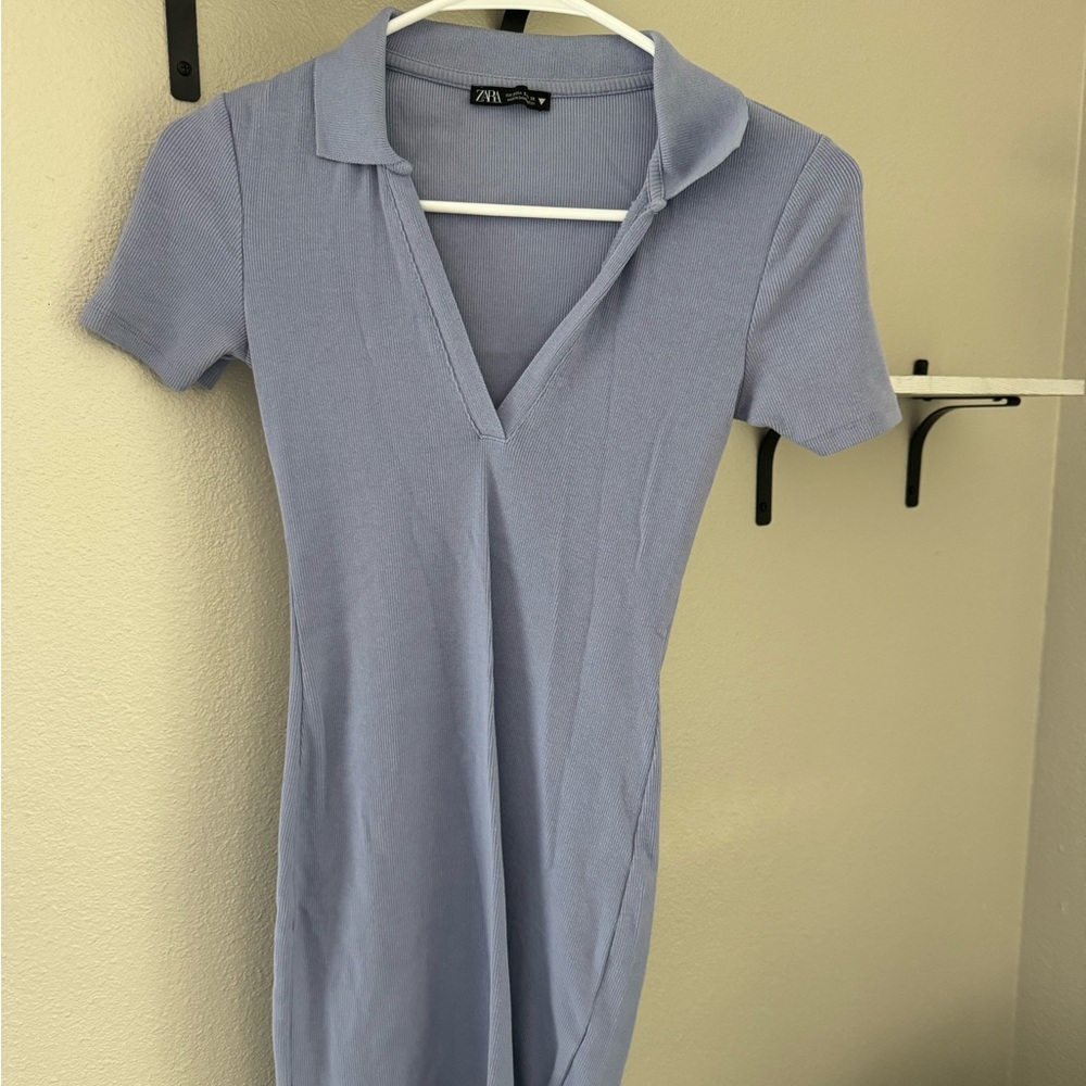 ZARA midi dress with collar